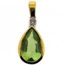 Peridot and Diamond pendant Peridot and Diamond pendant