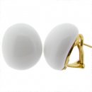 18k Designer White Opal 'Babol' Earrings. (750) White Gold. 18k Designer White Opal 'Babol' Earrings. (750) White Gold.
