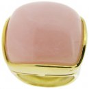 A Bold and Beautiful Rose Quartz Cushion Cut Ring. 18k Gold. A Bold and Beautiful Rose Quartz Cushion Cut Ring. 18k Gold.