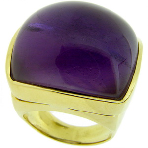 Amethyst Corona Ring - Click Image to Close