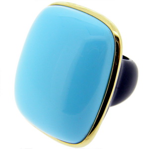 Ebony and Turquoise ring - Click Image to Close