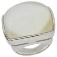 Quartz gemstone ring