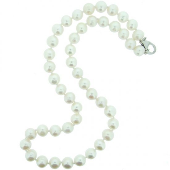 Baroque fresh water pearl necklace - Click Image to Close