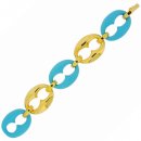 Turquoise and Gold Bracelet