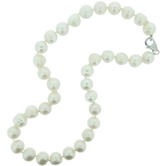 Baroque fresh water pearl necklace - Click Image to Close