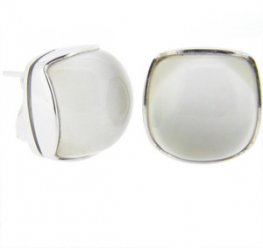 18ct White Gold Ialino Quartz Earrings- Gorgeous!