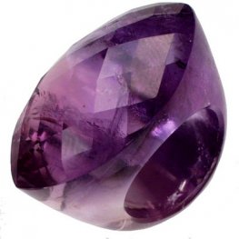 Marquise Briolette Amethyst Ring