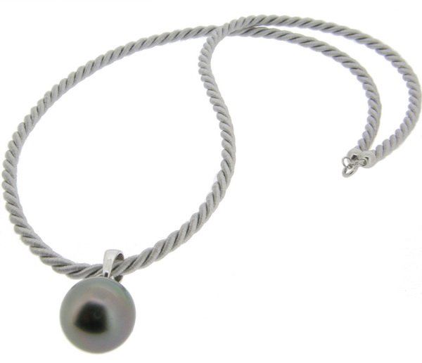 Vicenza Tahitian pearl Necklace - Click Image to Close